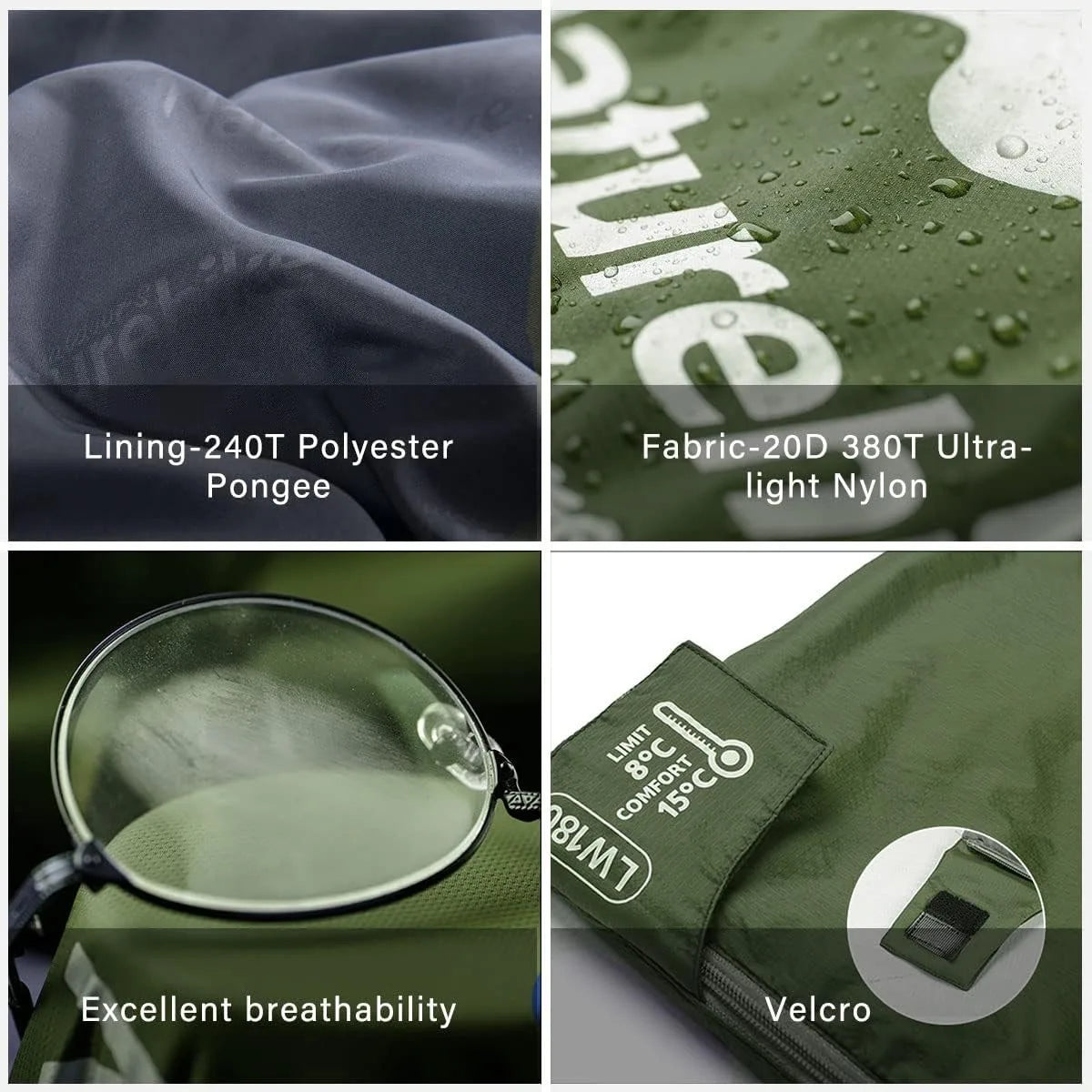 Naturehike Ultralight Waterproof Sleeping Bag For Outdoor Camping