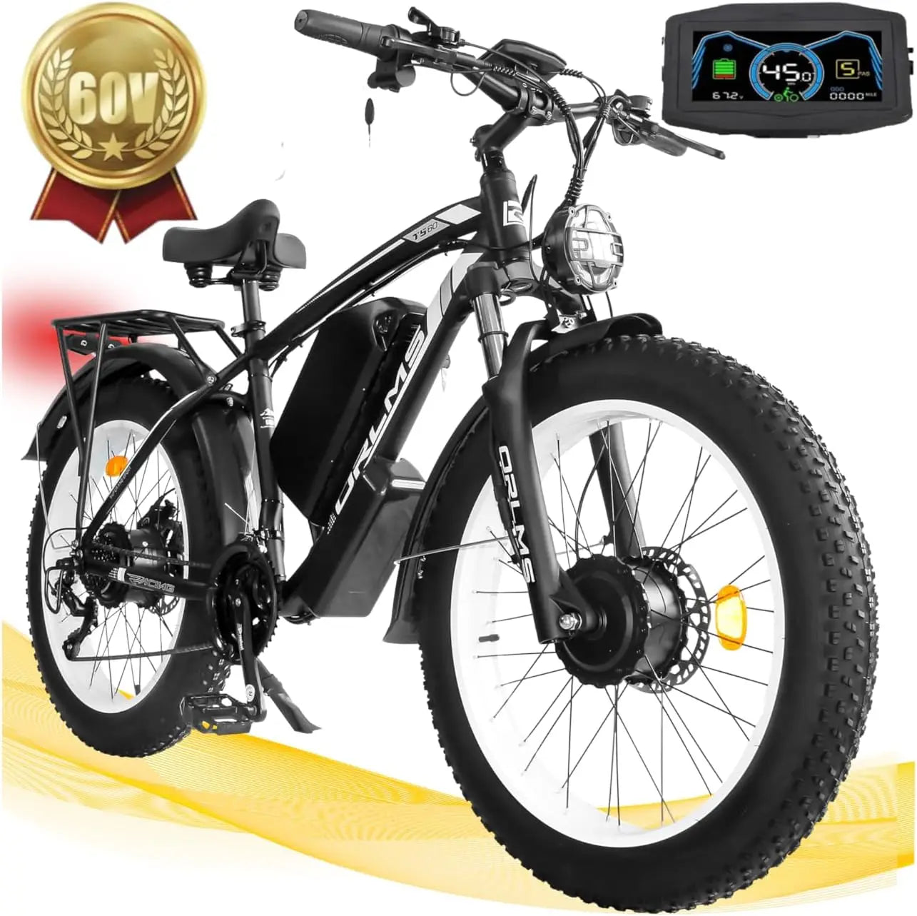 TS60 5000W Dual Motor Electric Bike