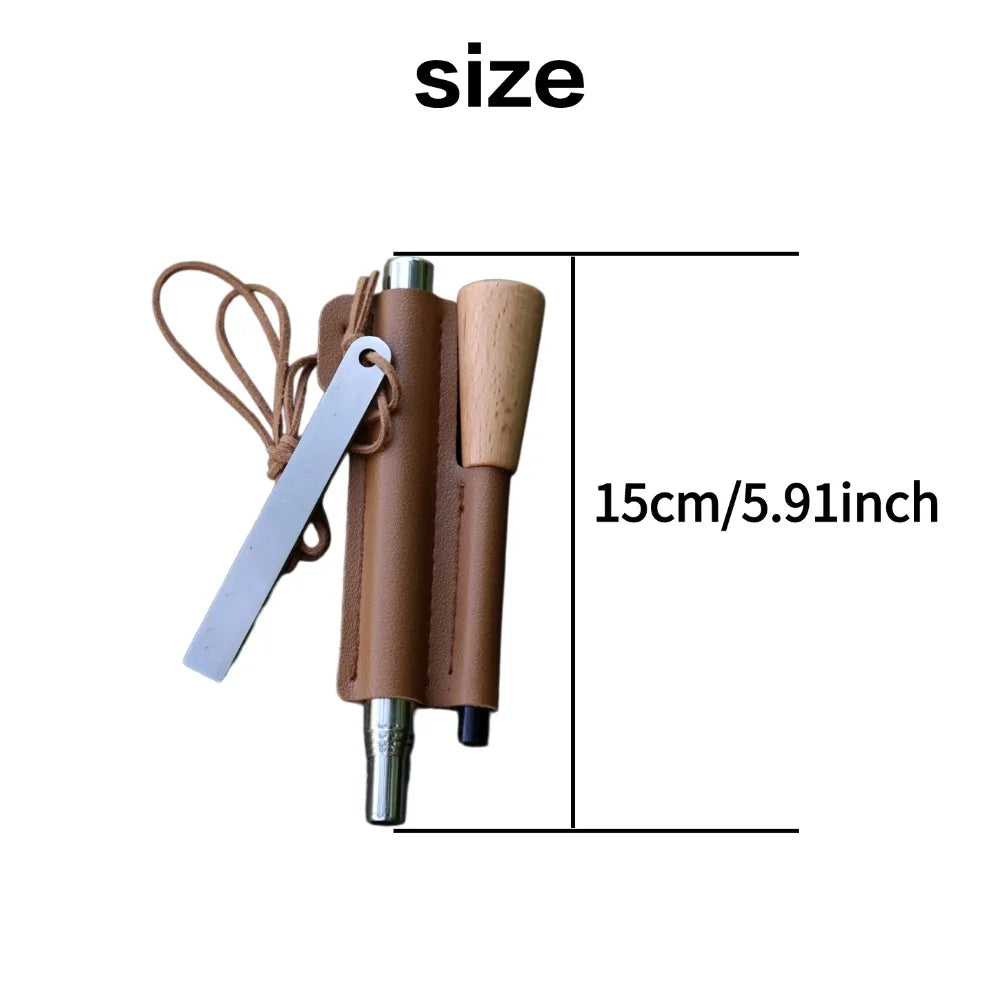 Iron Magnesium Ignition Kit 4 Piece Set Camping Hiking