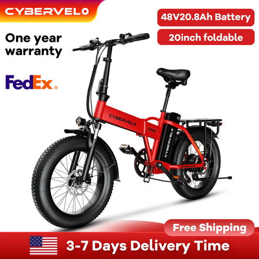 CYBERVELO Mars700 Electric Fat Tire Mountain Bike For Adults