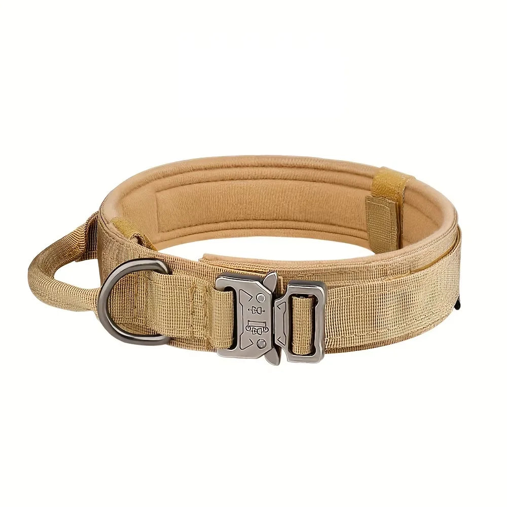 PETRAVEL Tactical Dog Collar And Leash Set With Control Handle