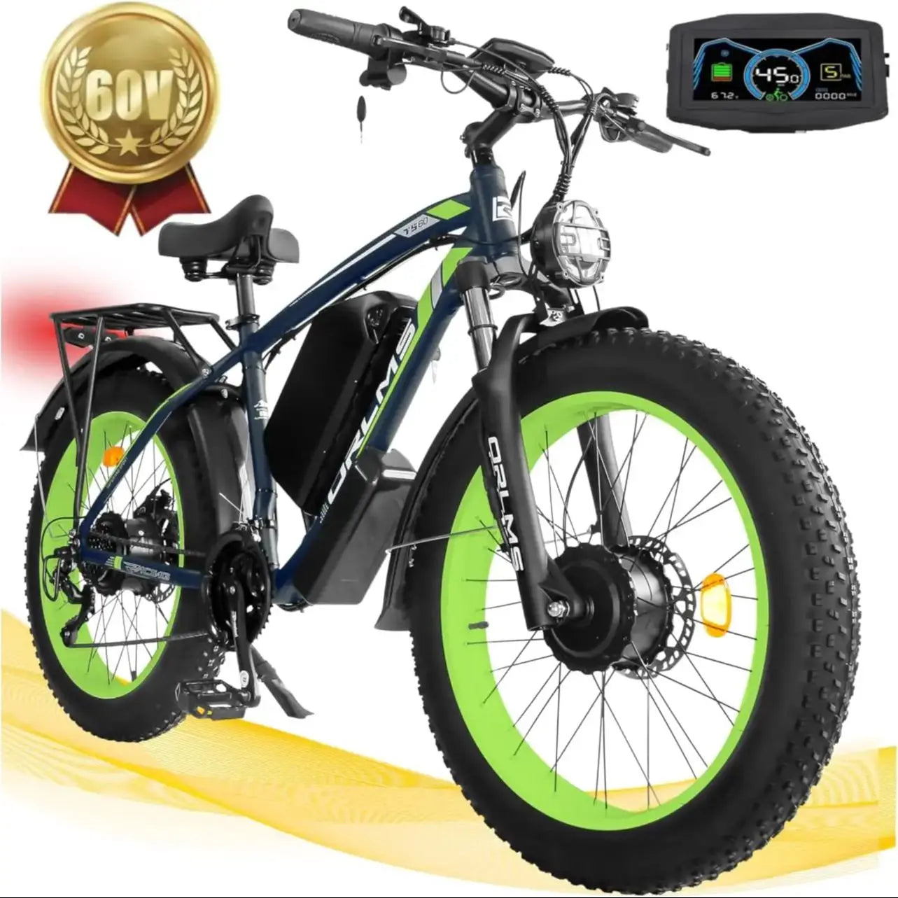 TS60 5000W Dual Motor Electric Bike
