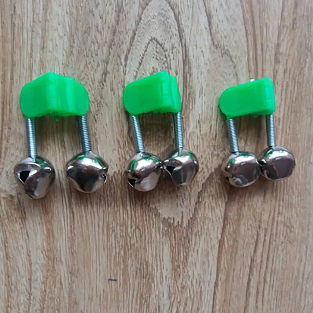 Double Bell Fishing Indicator Alarm Clips For Rod Night Fishing