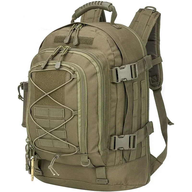 LQARMY Military Tactical Backpack With Molle System For Hiking