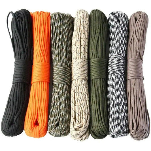 Braided Paracord for Camping and Hiking, Handmade DIY Rope