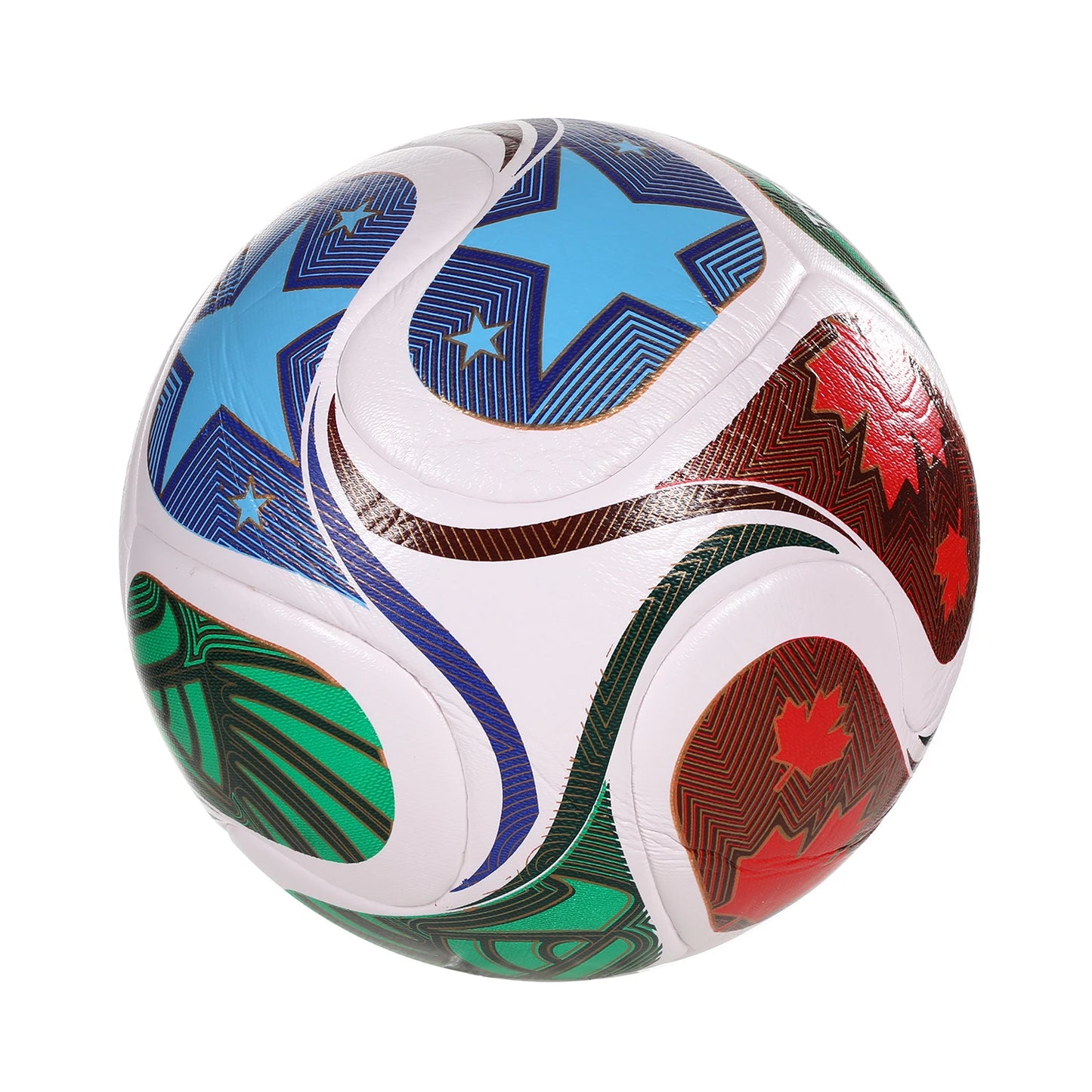 LISM PU Leather Seamless Soccer Ball for Training and Match