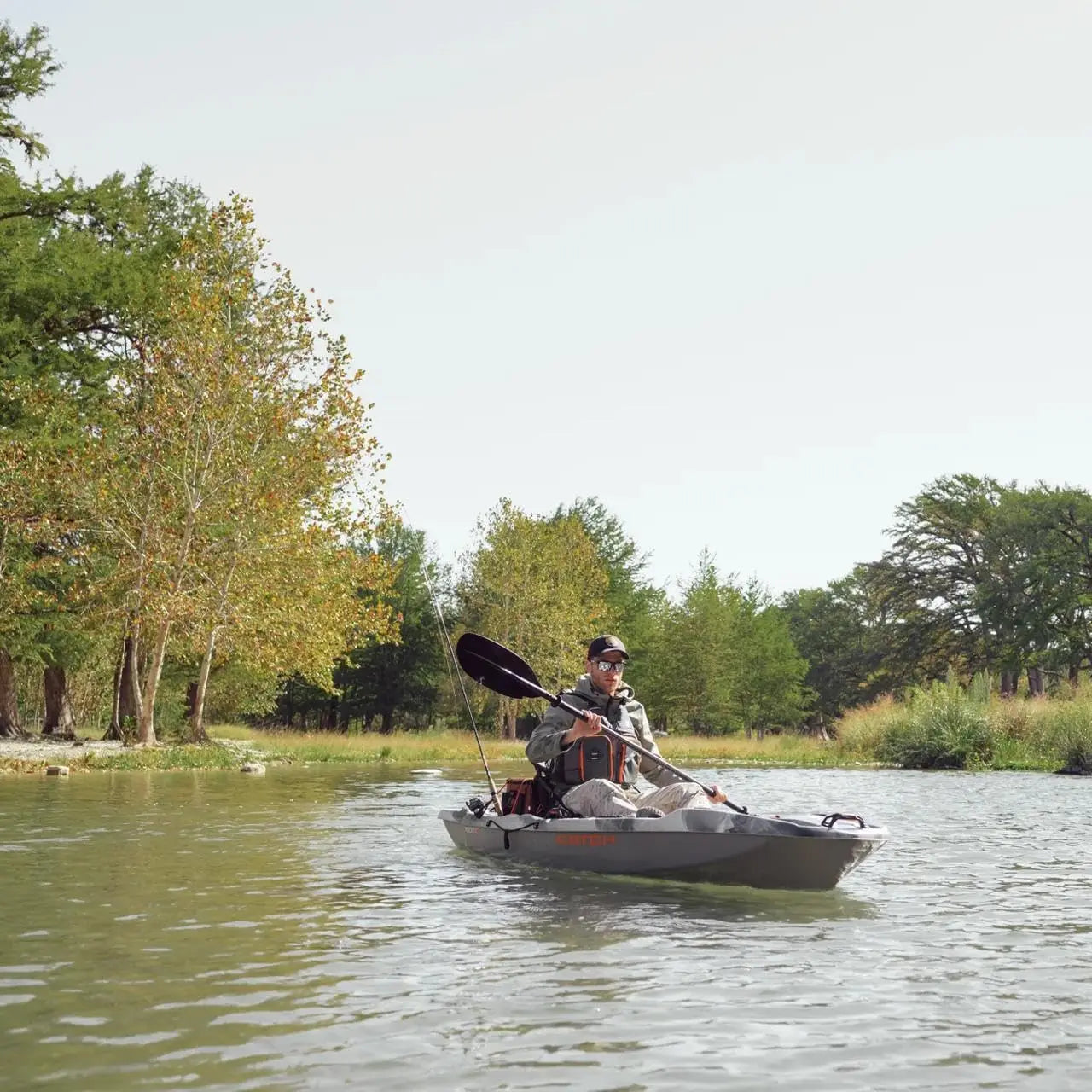 High Quality Pelican Catch Mode 110 Kayak Stable Durable Outdoor Recreation Fishing Kayak for Anglers Beginner and Experienced Paddlers Water Sports Kayaking