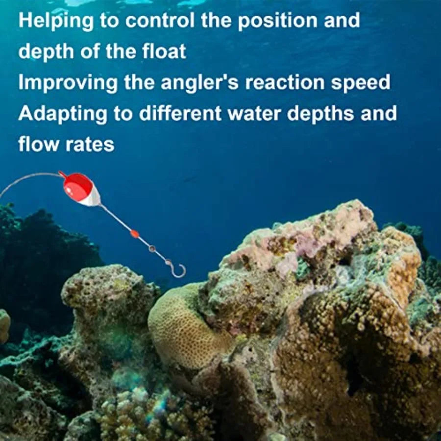 Fishing Rubber Bobber Beads Stoppers For Float Positioning