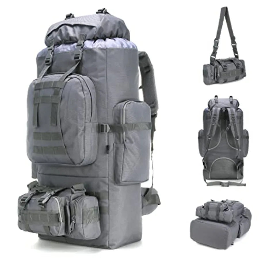 Molle Rucksack Camping Backpack For Hiking Daypack Durable Outdoor Gear