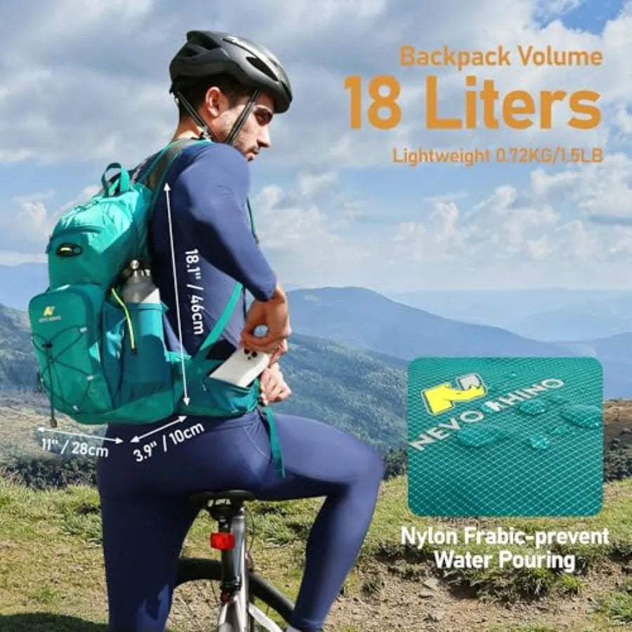 Hydration Backpack for Hiking With Durable Water Bladder System