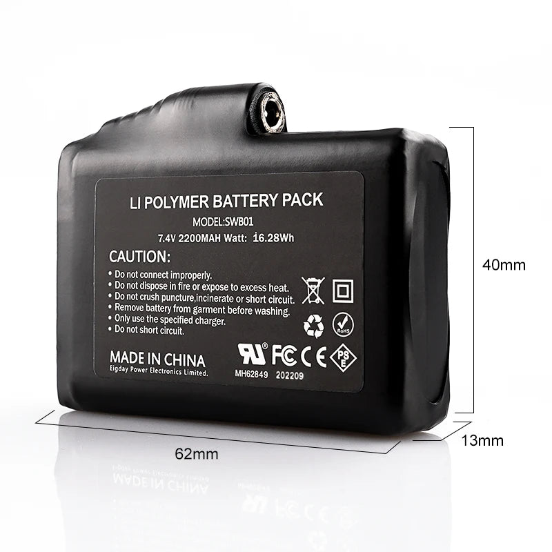 Snow Deer Rechargeable Battery Charger With 2200mAh Battery
