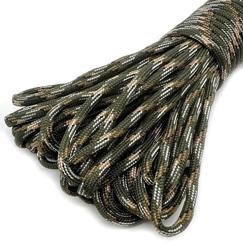 Braided Paracord for Camping and Hiking, Handmade DIY Rope