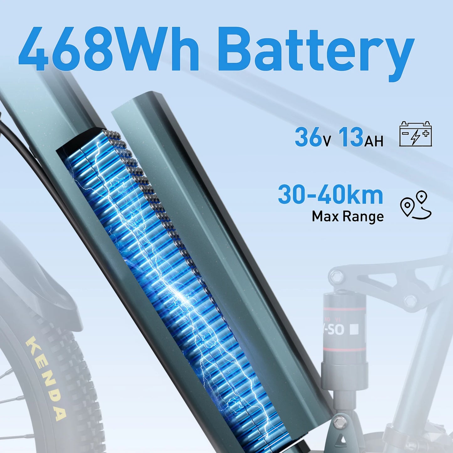 Aairsk GT900 400W All Terrain Offroad Electric Bicycle
