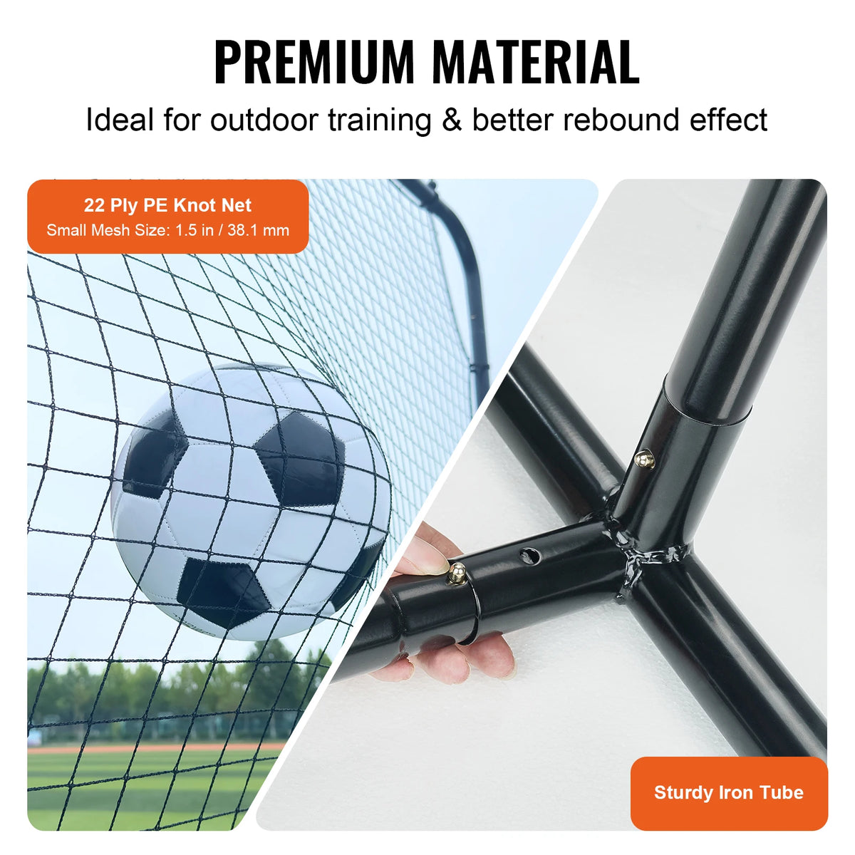 Portable Soccer Rebounder Net for Football Training and Backyard Practice