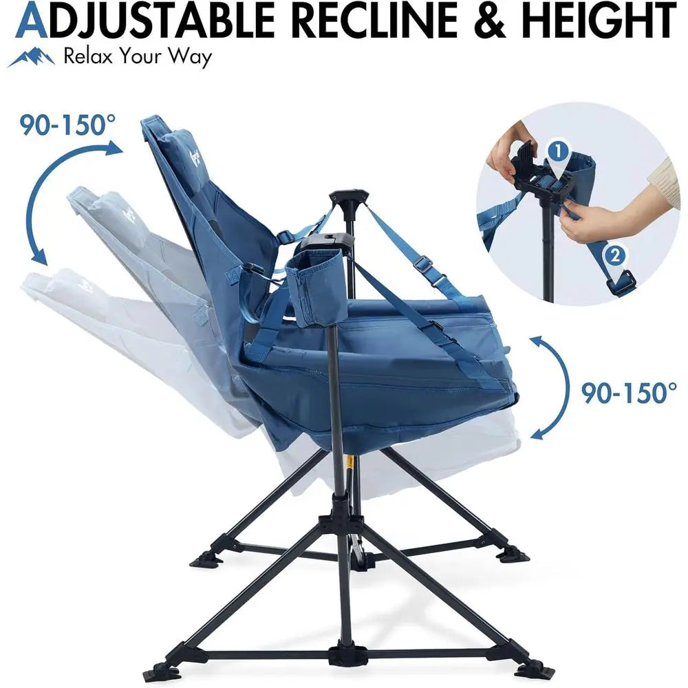 Hammock Camping Chair Heavy Duty 400lbs Outdoor Swing Chair