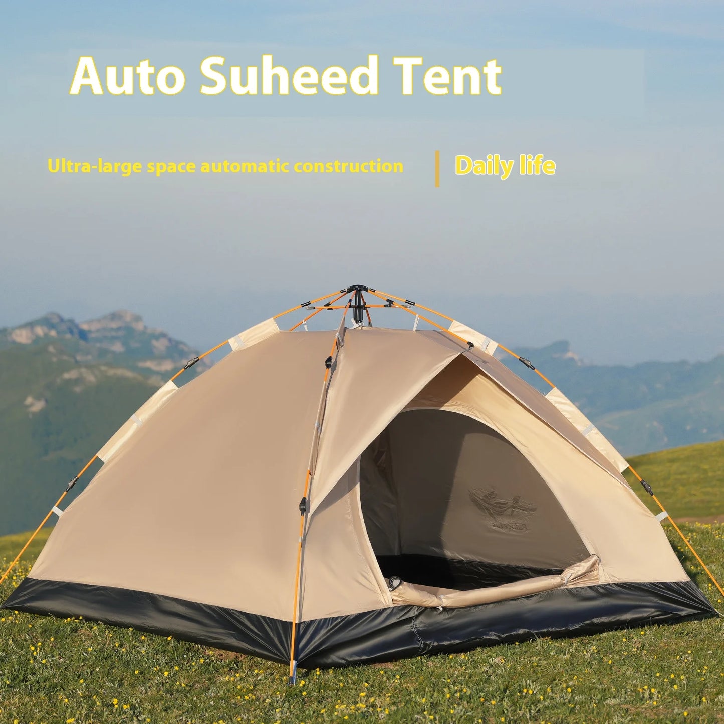 Pakicetus Instant Golden Tent Portable Sun and Rain Shelter