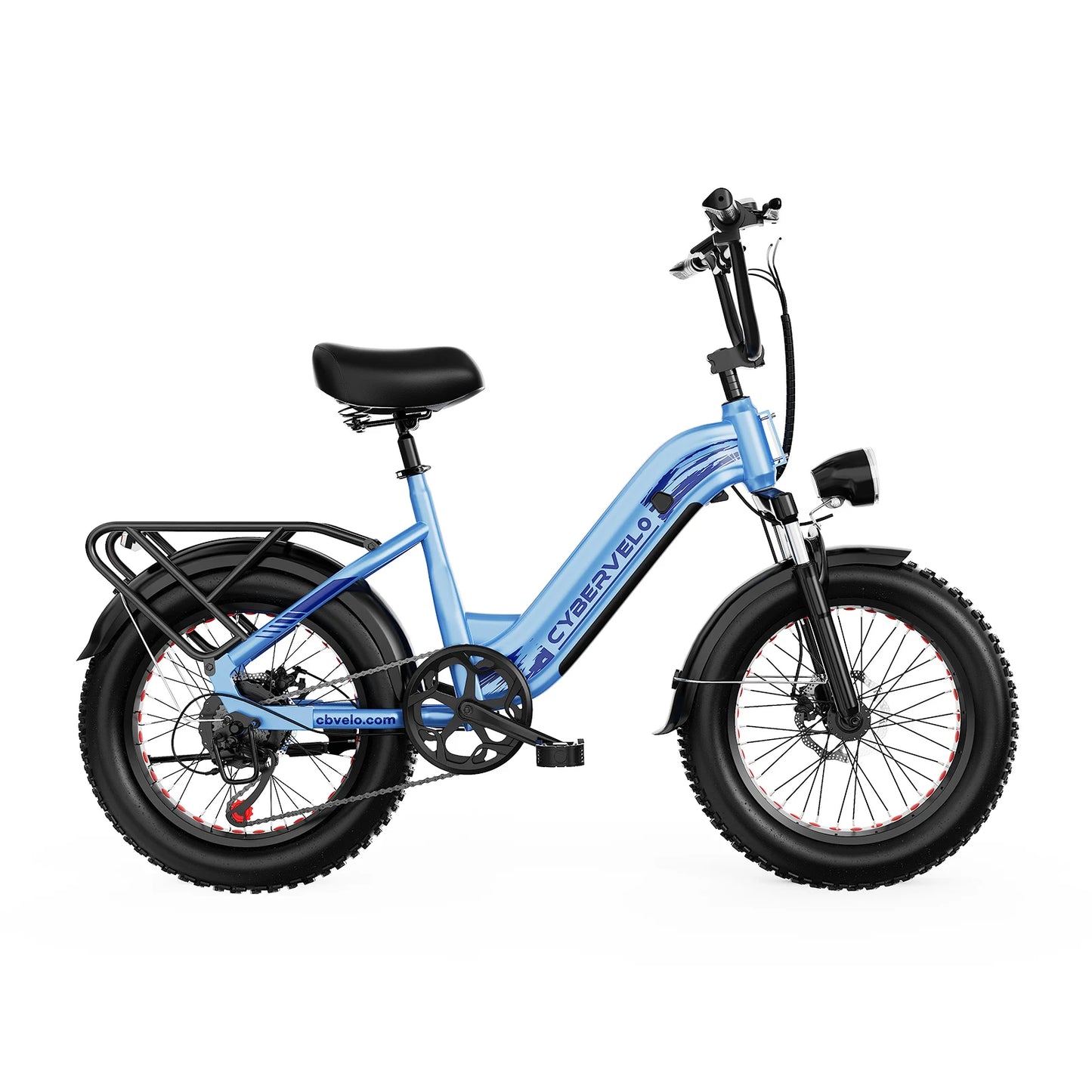 Cybervelo 1500W Step Thru Electric Bike With 20Ah Battery