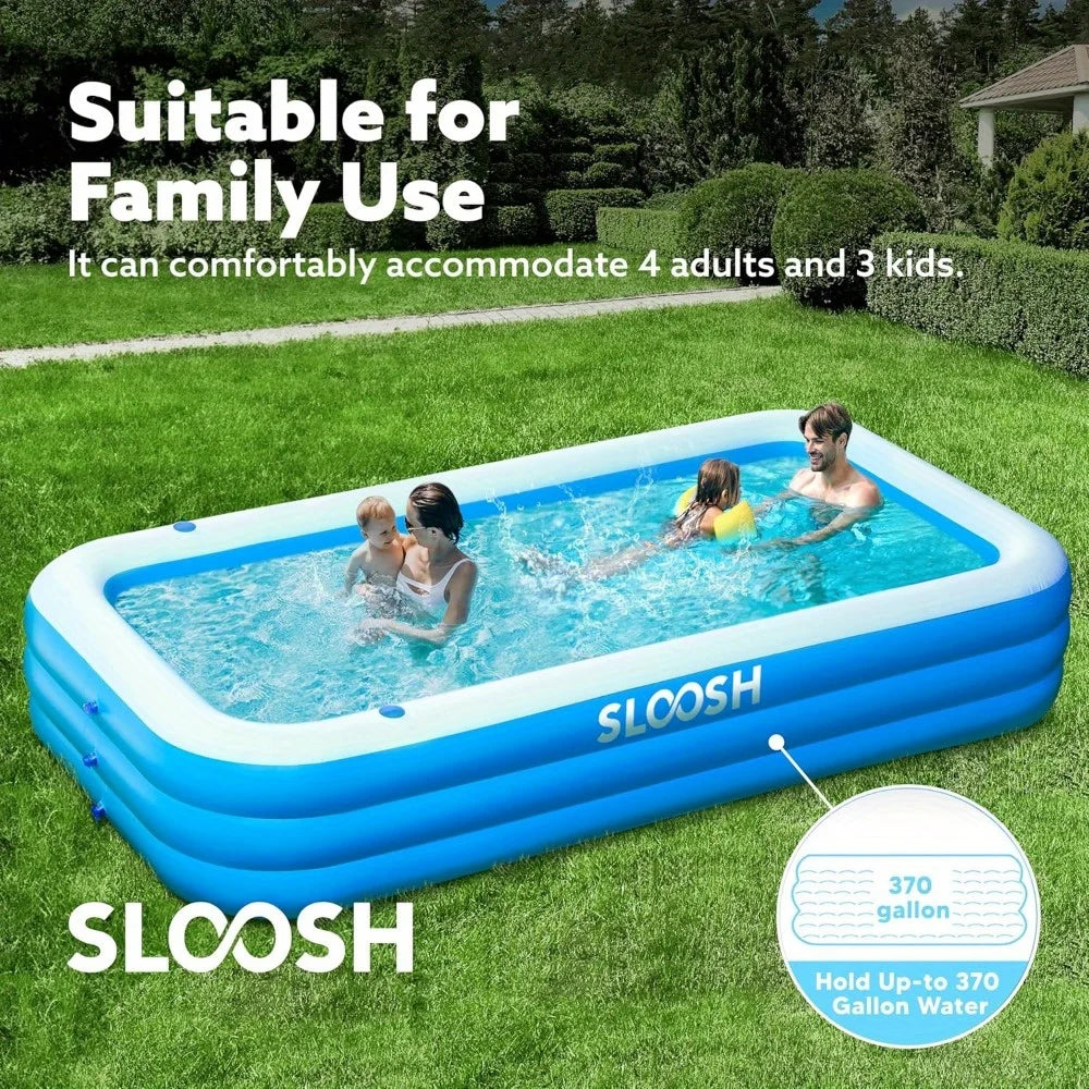 Joyfy Family Inflatable Pool For Backyard Water Fun