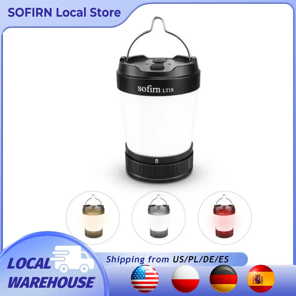 Sofirn LT1S Camping Lantern USB C Rechargeable 21700 Torch