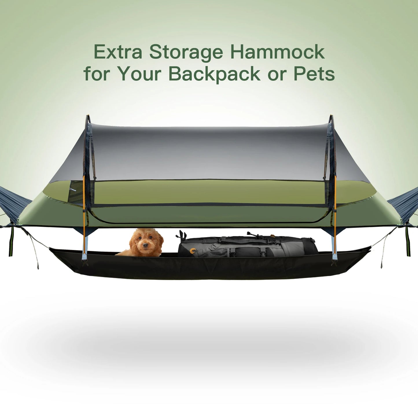 Night Cat Hammock Tent With Mosquito Net And Rainfly