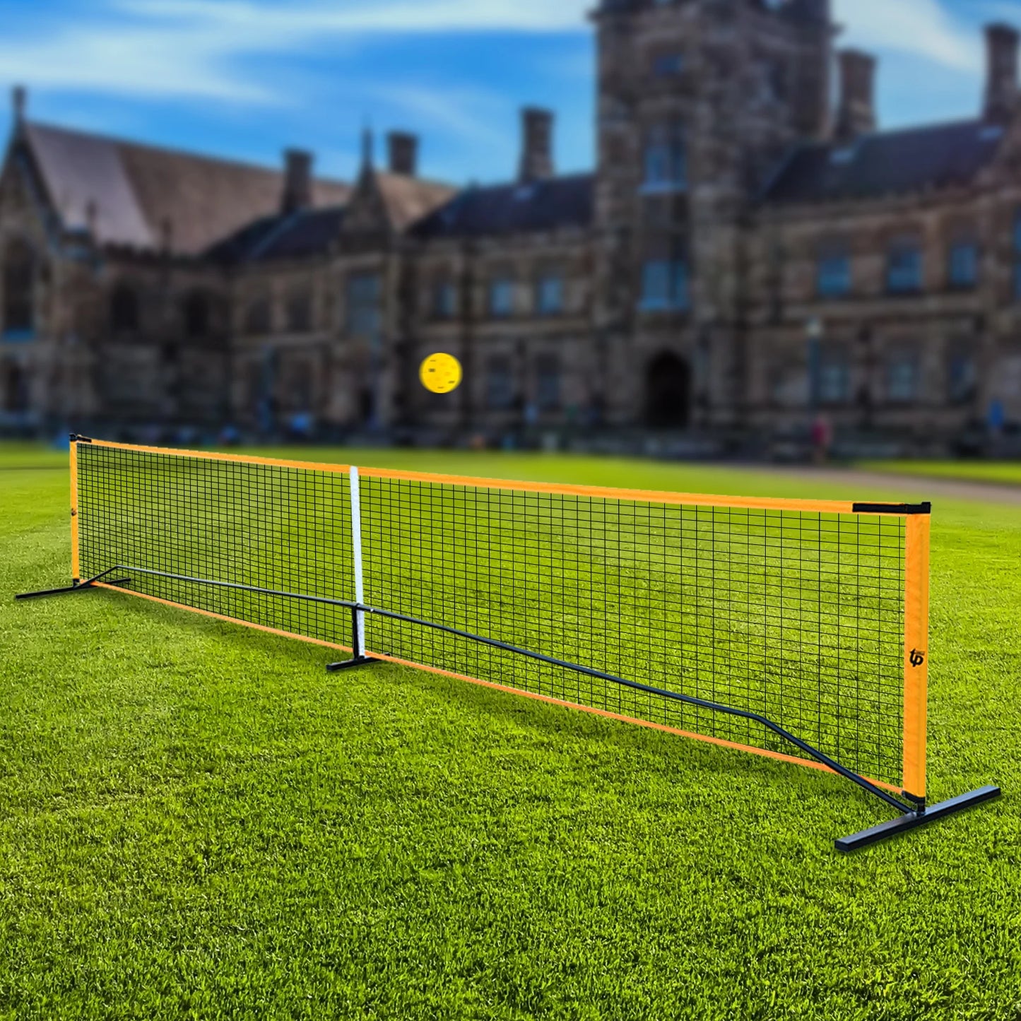 Outdoor Pickleball Net Set With 4 Paddles Balls Carry Bag