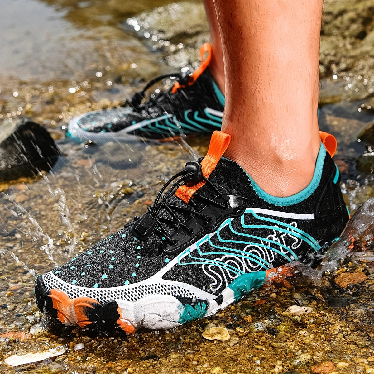 Quick Dry Barefoot Water Shoes For Beach Swimming And River Hiking