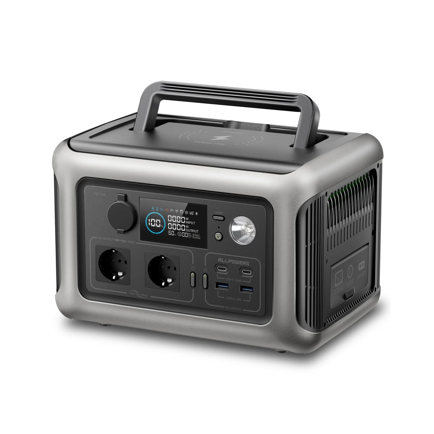 ALLPOWERS Portable Power Station R600 LiFePO4 299Wh