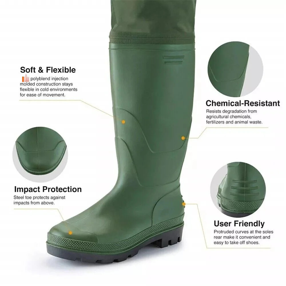 Night Cat Waterproof Chest Wader For Men Women Hunting Farm