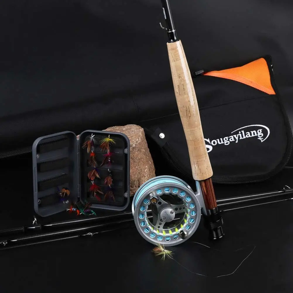 Fly Fishing Rod and Reel Combo Kit Saltwater and Freshwater