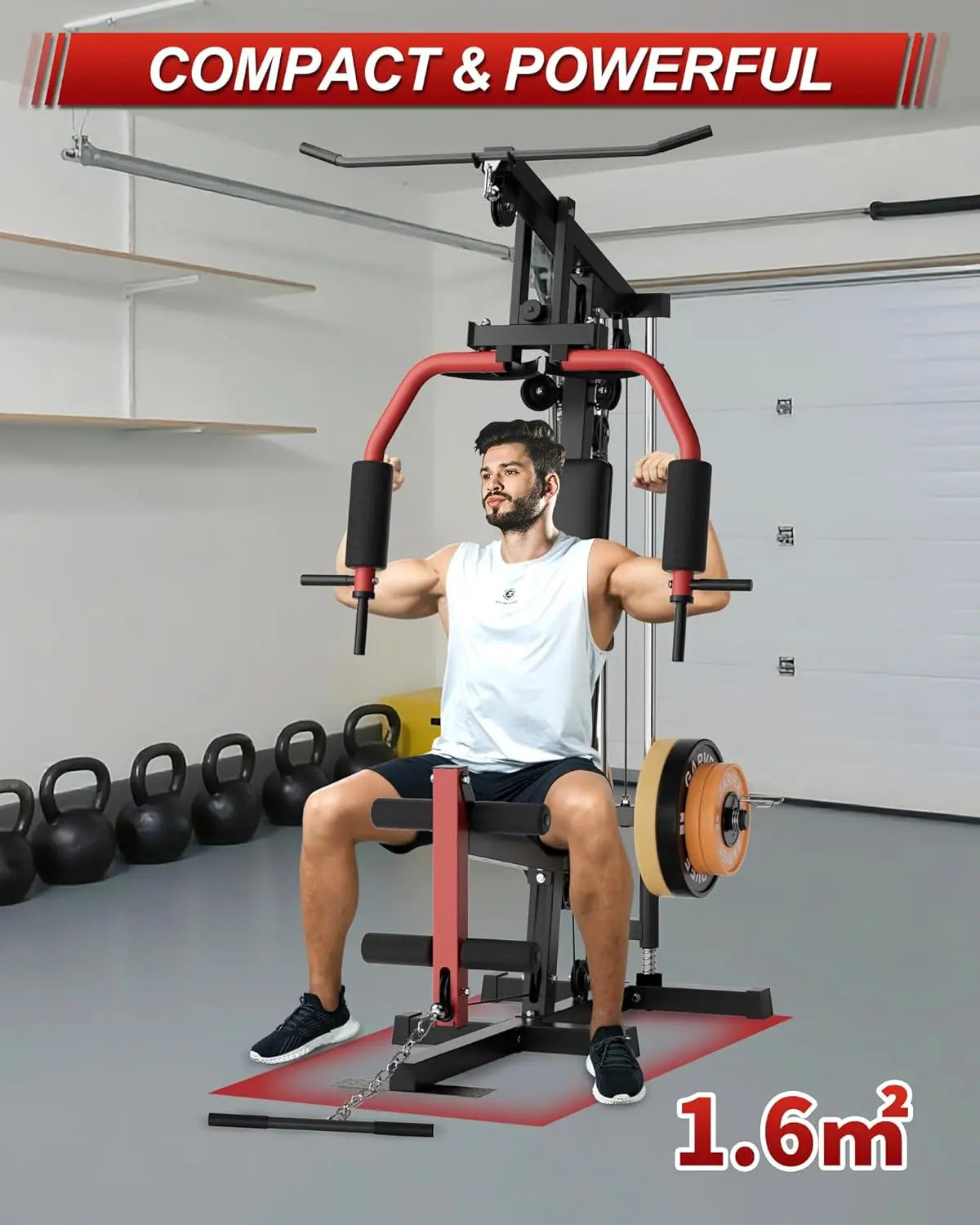 HiMISS Home Gym Machine For Full Body Strength Training