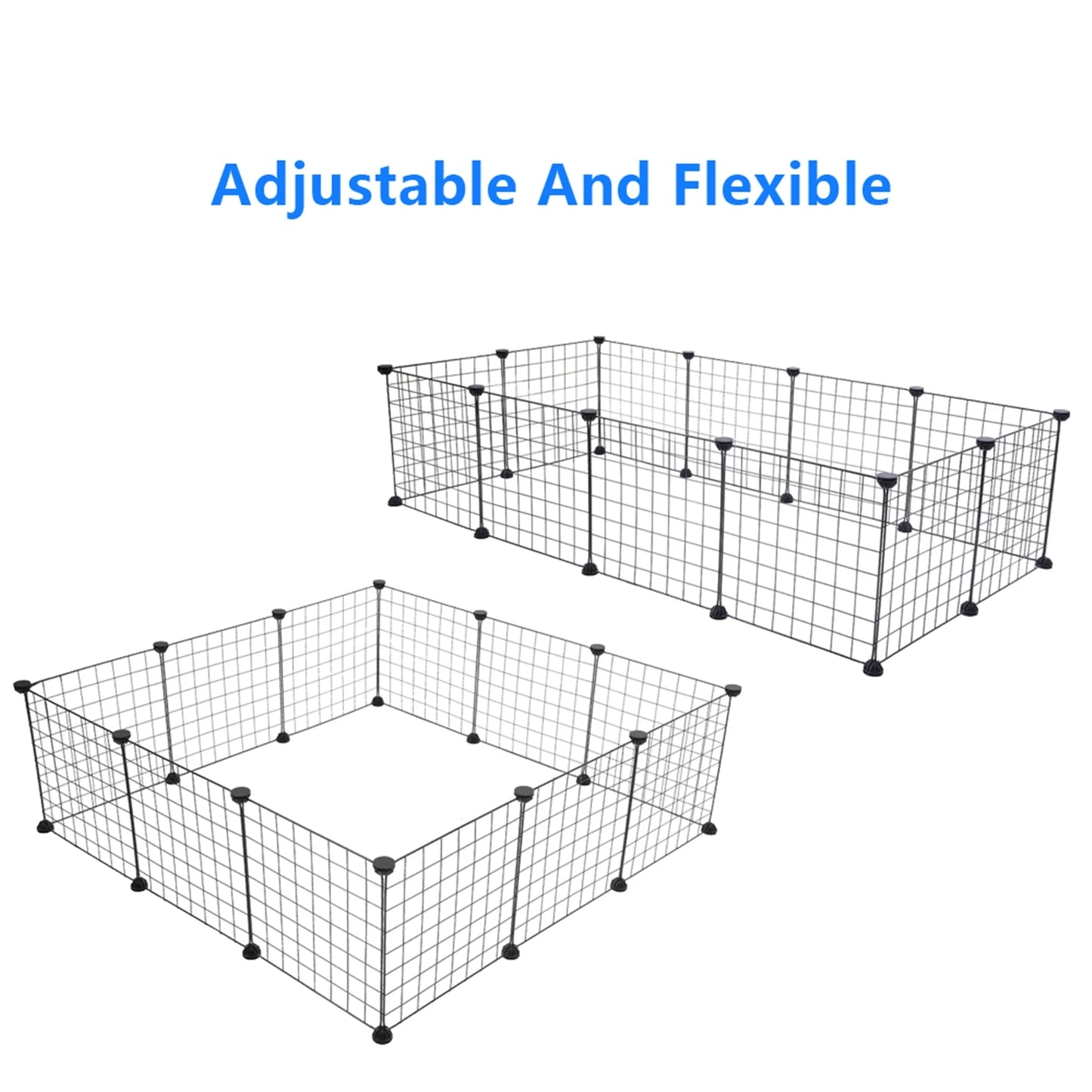 Pet Playpen For Small Animals Indoor Portable Metal Wire Fence For Rabbits