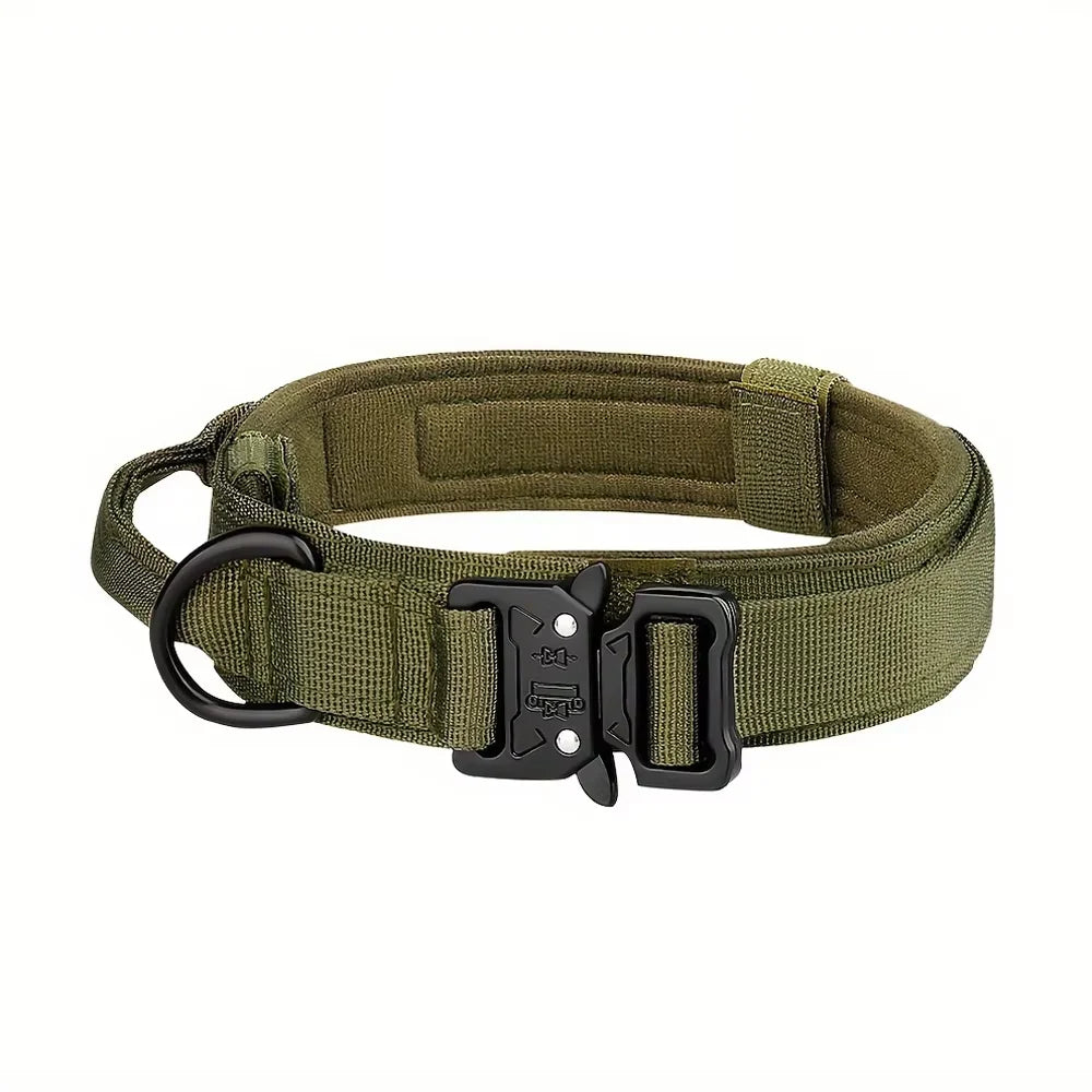 PETRAVEL Tactical Dog Collar And Leash Set With Control Handle