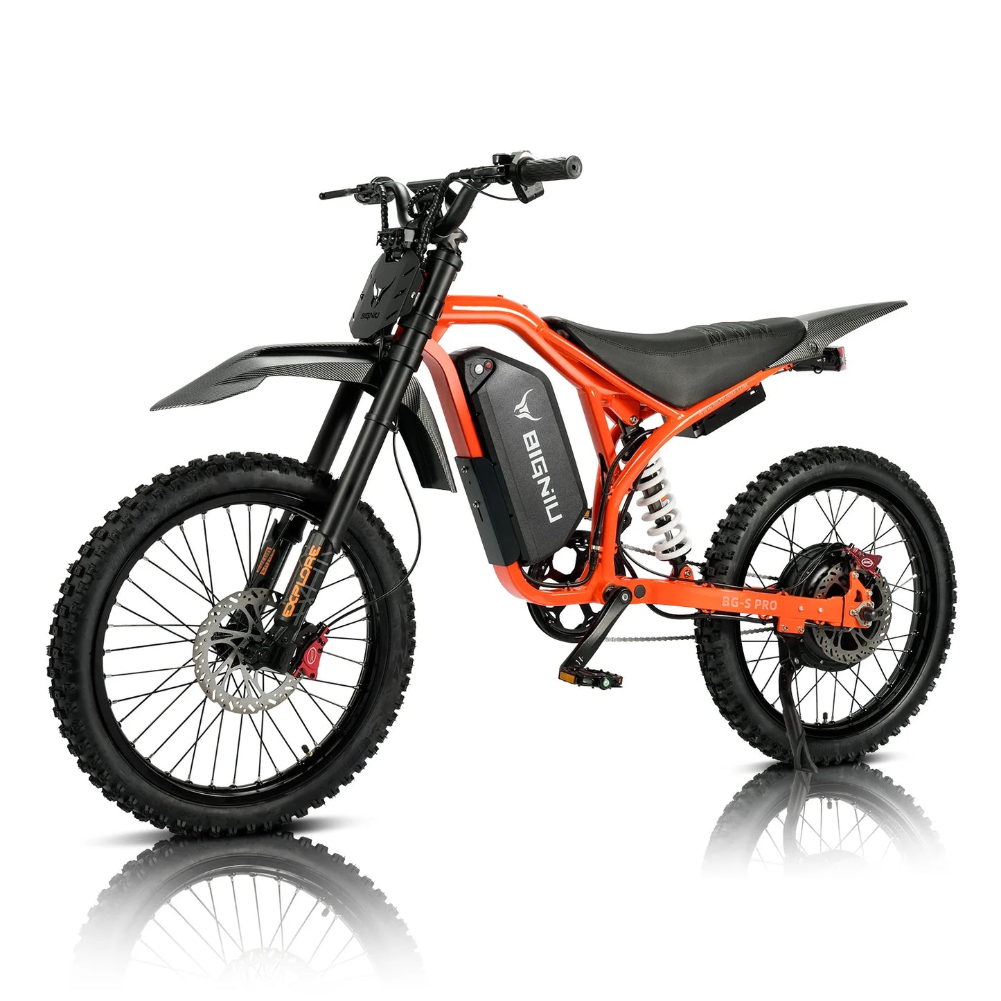 BIGNIU BG-S Pro 3000W Fat Tire Electric Bike with Suspension