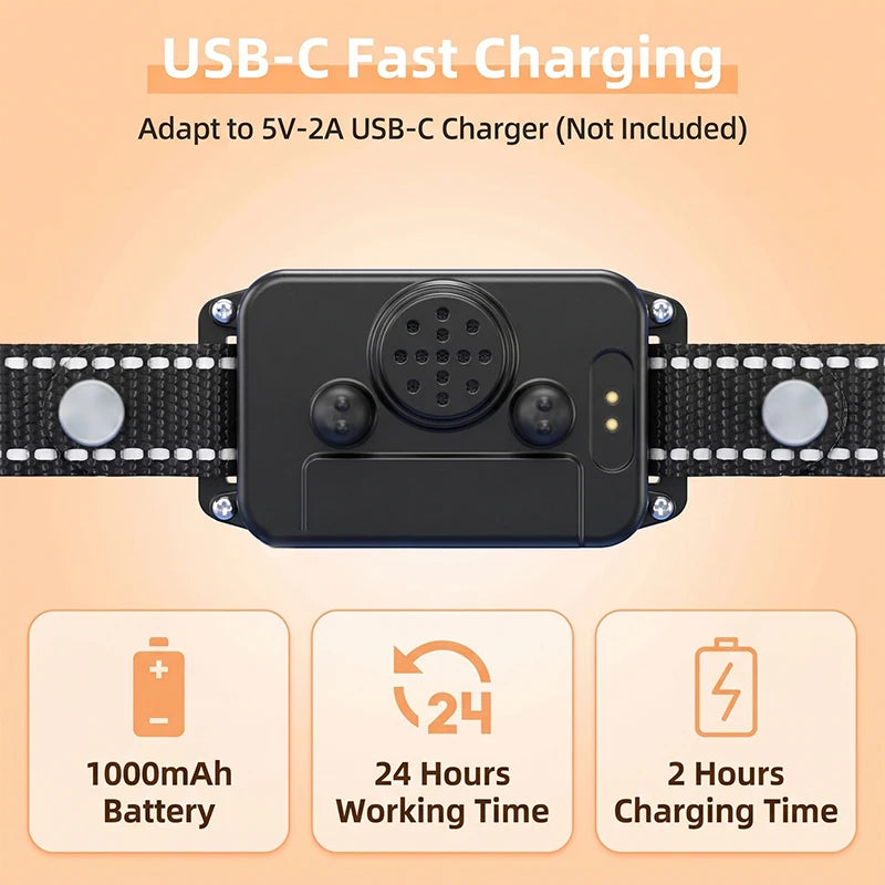 Dog GPS Electronic Fence System With Training Collar Waterproof Wireless