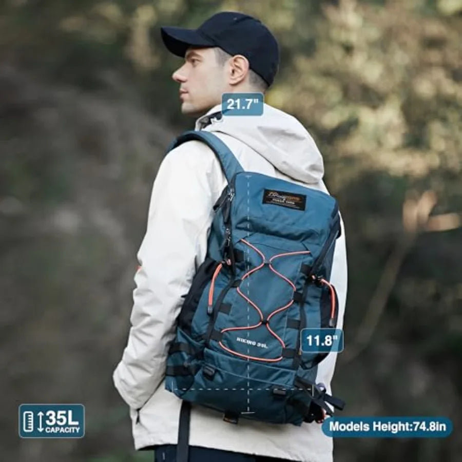 Hiking Backpack for Outdoor Travel With Rain Cover