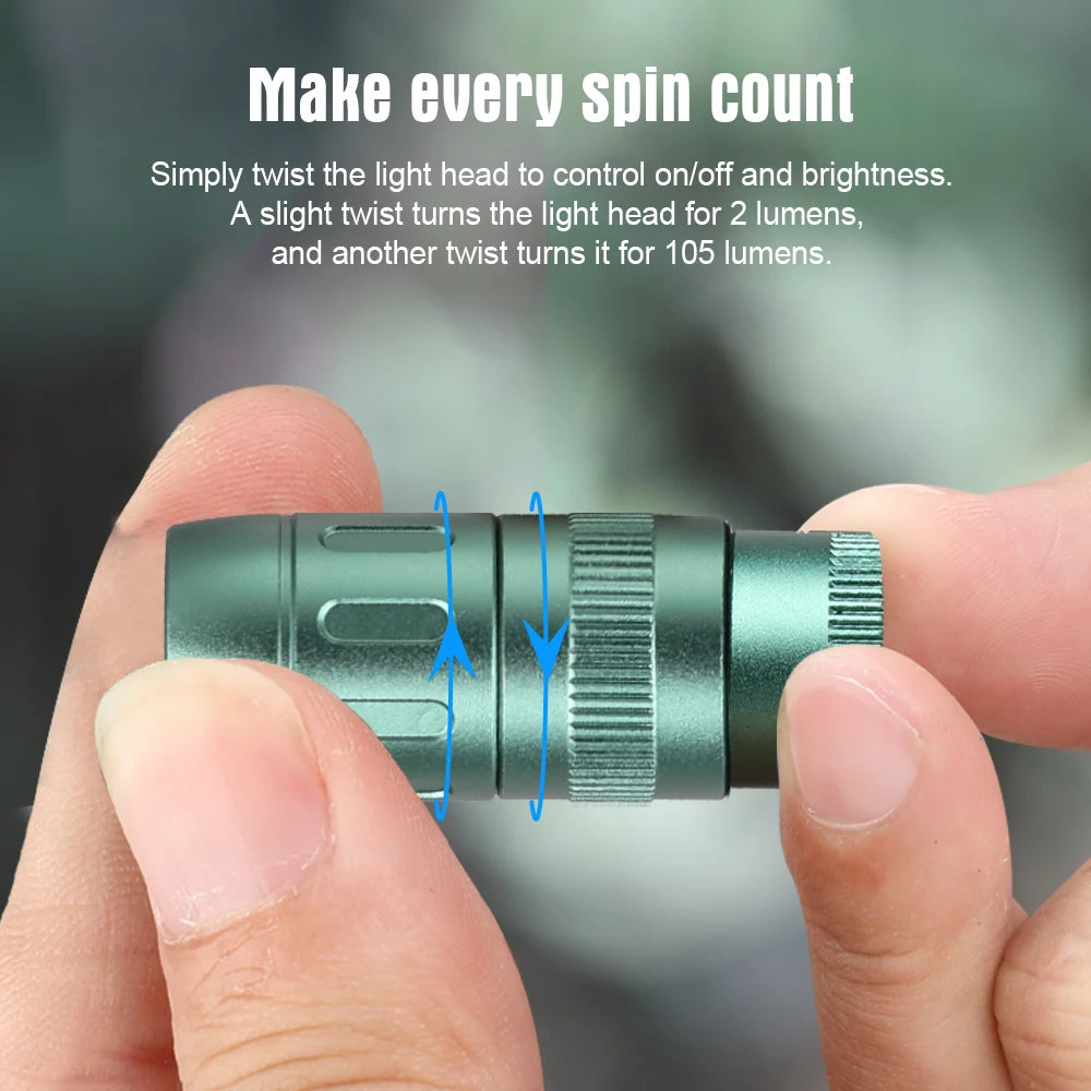 TrustFire MINIE EDC LED Flashlight Magnetic Rechargeable Keychain