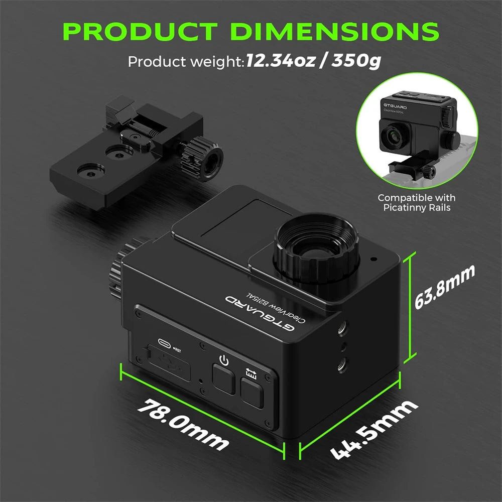 Gtmidea Thermal Imaging Scope Featuring Ai Super Resolution Night Vision