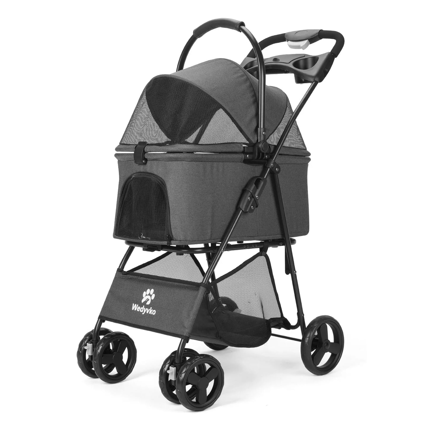 Three In One Pet Stroller With Removable Carrier Waterproof