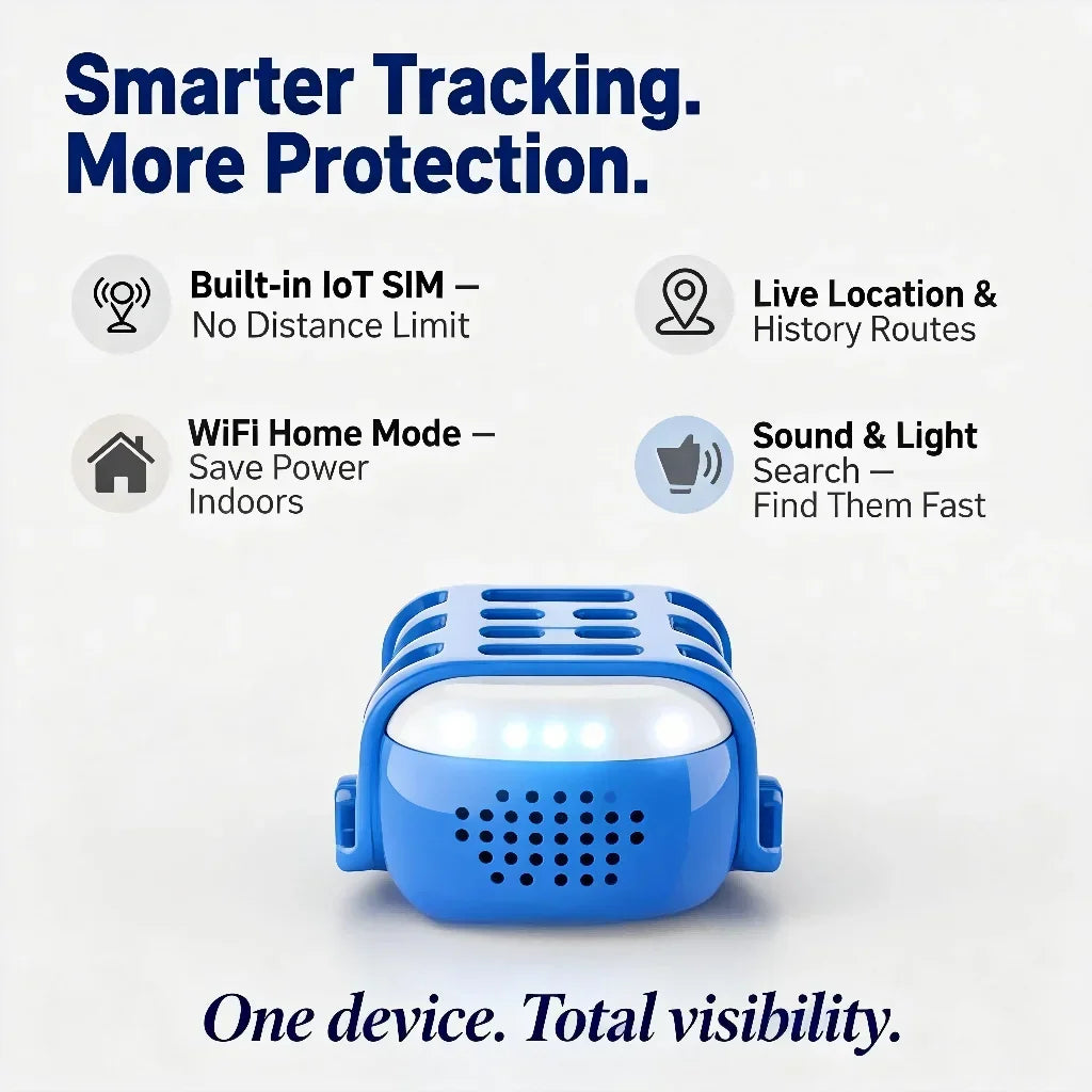 WANWAYTECH GPS Pet Tracker for Dogs and Cats with IoT