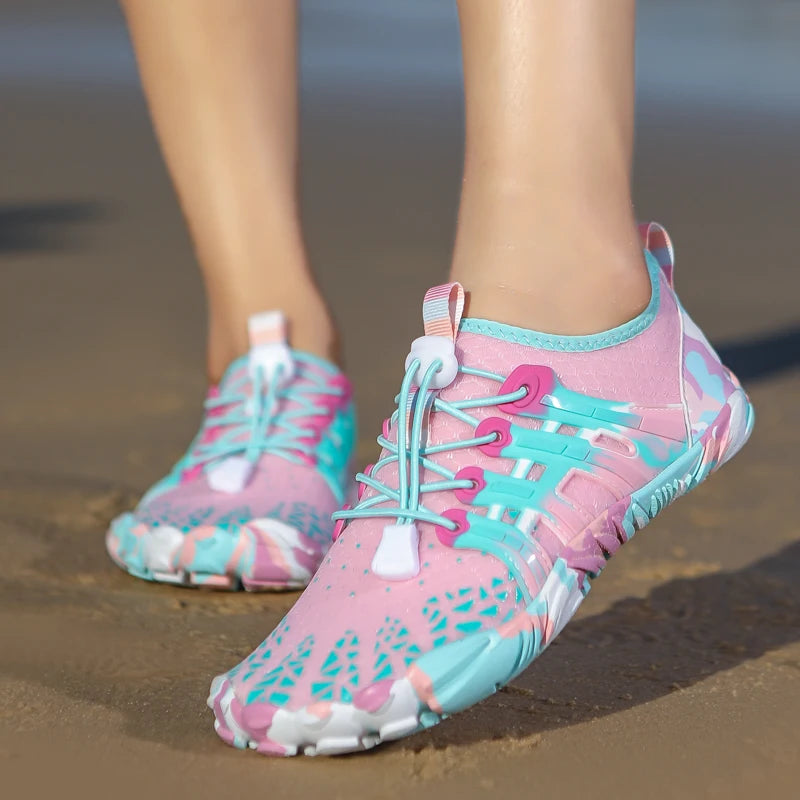 Quick Dry Five Finger Water Shoes Non Slip Breathable Beach