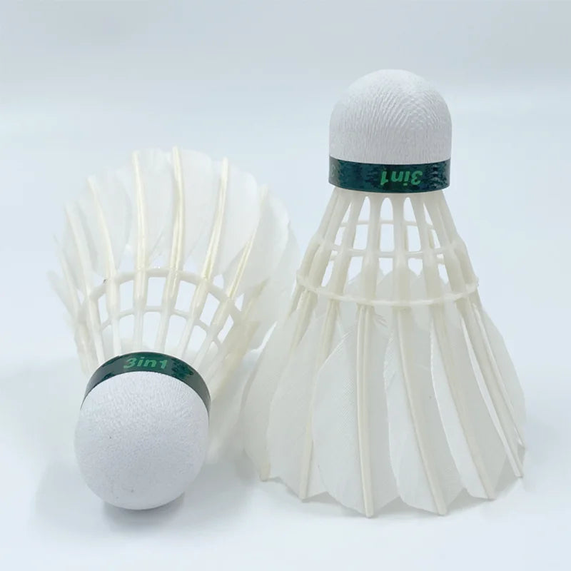 Pro Petrel 757 Hybrid Goose Feather Badminton Shuttlecocks for Training