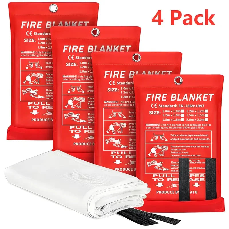 Fiberglass Fire Blanket For Kitchen Safety And Home Fire Prevention