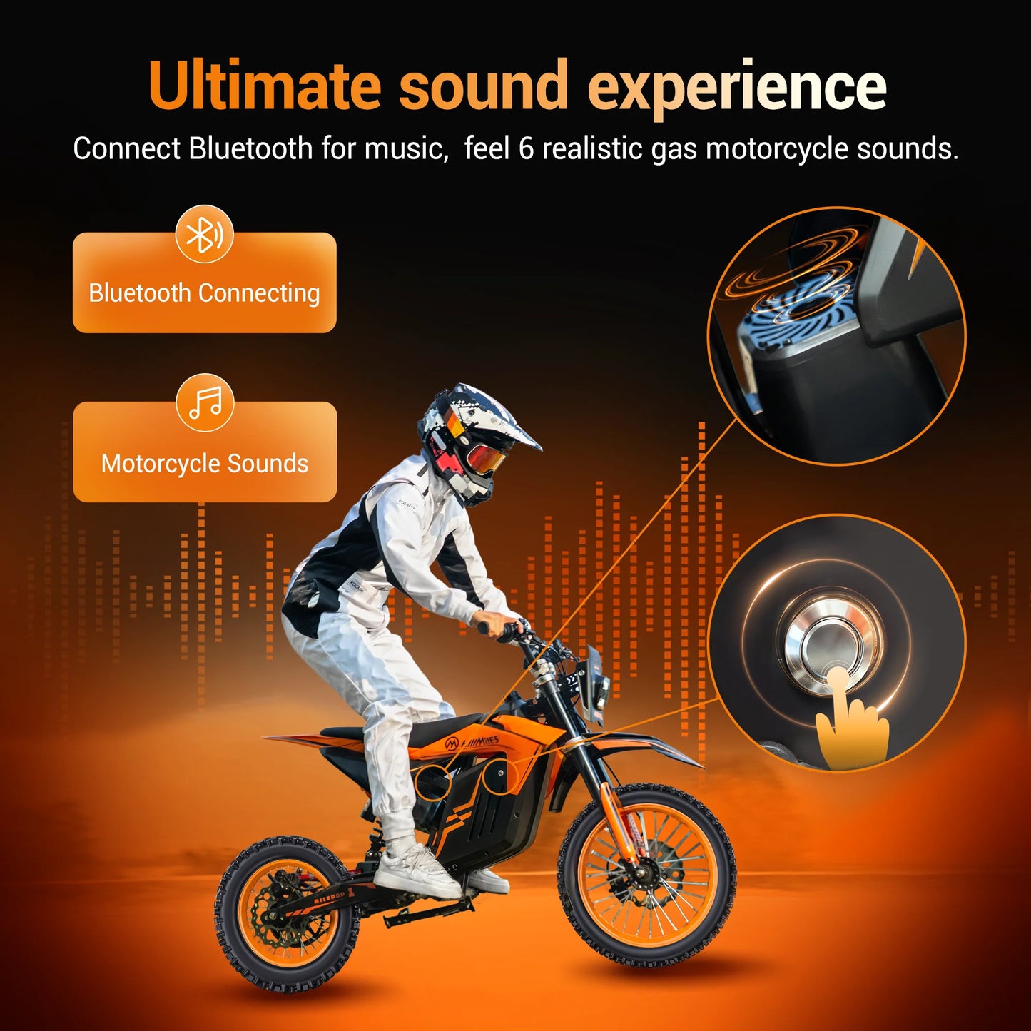 ENGWE MilePop Electric Dirt Bike With Dual Suspension