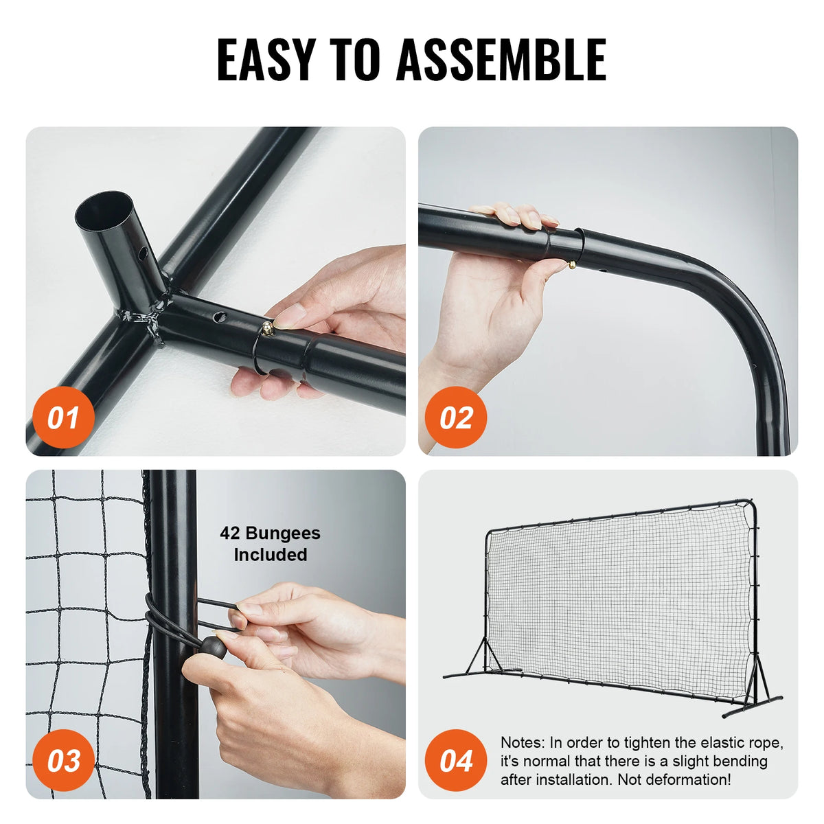 Portable Soccer Rebounder Net for Football Training and Backyard Practice