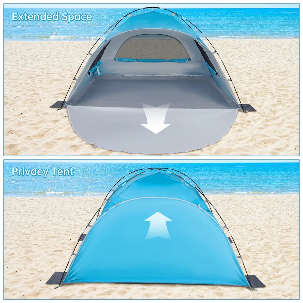 Night Cat Portable Beach Camping Tent With UV Protection