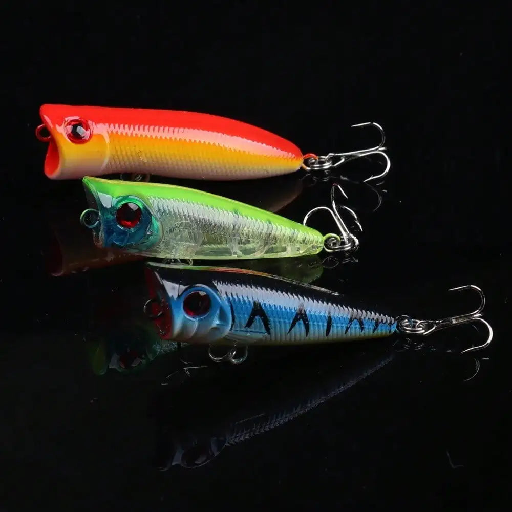 Fishing Lure Kit 30pcs Hard Bait Popper Crankbait Set