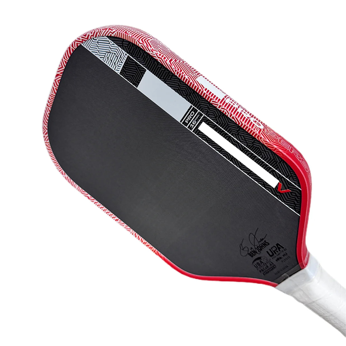 Pro V Pickleball Paddle – Raw Carbon Fiber Surface, Enhanced Frame & Power Core, Lightweight with Premium Control