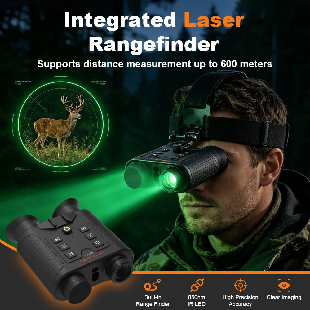 GTMEDIA V6 Pro 4K IR Night Vision Binoculars 8x Zoom