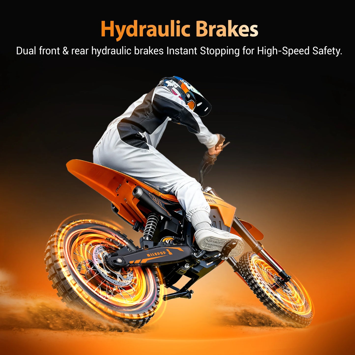 ENGWE MilePop Electric Dirt Bike With Dual Suspension