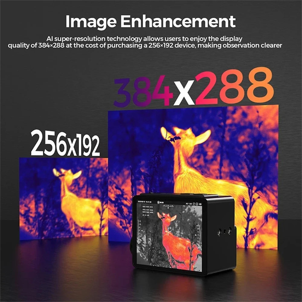 Gtmidea Thermal Imaging Scope Featuring Ai Super Resolution Night Vision